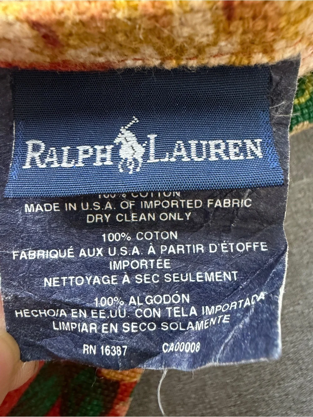 RARE Ralph Lauren Red Floral Aylesbury Queen Bedskirt & Matching Pillowcase